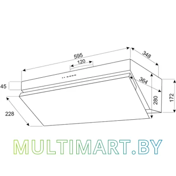 Вытяжка Schtoff Universal 600 PB (черный) картинка 4